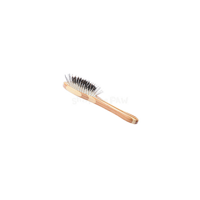 Bass Brushes Hybrid Groomer Pet Brush Medium (Striped | 3 Sizes) - Grooming - Bass Brushes - Shop The Paw