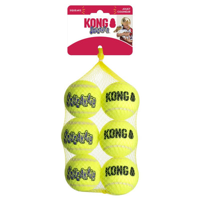 KONG Squeakair Balls (Bundled) 6 pcs Dog Toy | Toys | Kong - Shop The Paws