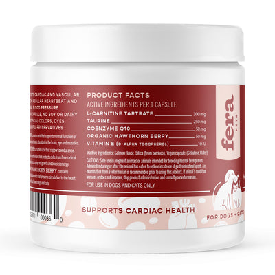 Fera Pet Organics Cardiac Support for Dogs & Cats (60 Capsules) | Supplement | Fera Pet Organics - Shop The Paws