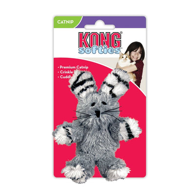 KONG Softies – Fuzzy Bunny Assorted Cat Toy - Toys - Kong - Shop The Paw