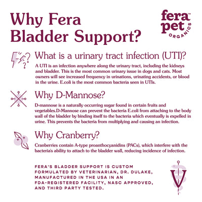 Fera Pet Organics Bladder Support for Dogs & Cats | Supplement | Fera Pet Organics - Shop The Paws