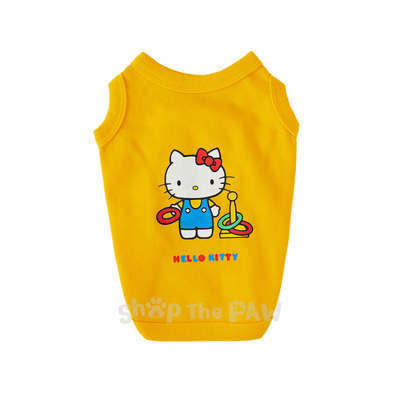 DA Pet Hello Kitty Shirt - Yellow - Dog Apparel - DA Pet - Shop The Paw