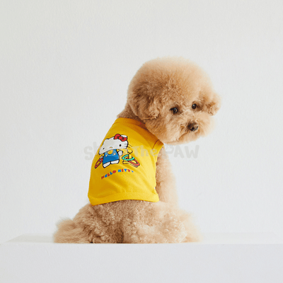 DA Pet Hello Kitty Shirt - Yellow - Dog Apparel - DA Pet - Shop The Paw