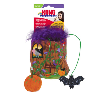 KONG Halloween – Puzzlements Hideaway Cat Toy - Toys - Kong - Shop The Paw