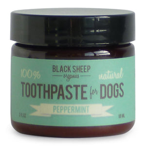 Black Sheep Organics Peppermint Toothpaste for Dogs (Natural, Organic and Vegan)