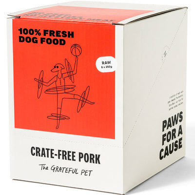 The Grateful Pet Raw Dog Food | Crate-Free Pork - Non-prescription Dog Food - The Grateful Pet - Shop The Paw