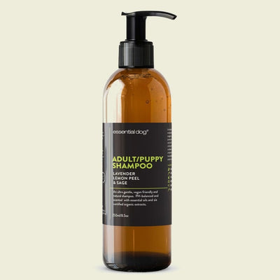 Essential Dog Adult/Puppy Shampoo : Lavender, Lemon Peel, and Clary Sage | Grooming | Essential Dog - Shop The Paws